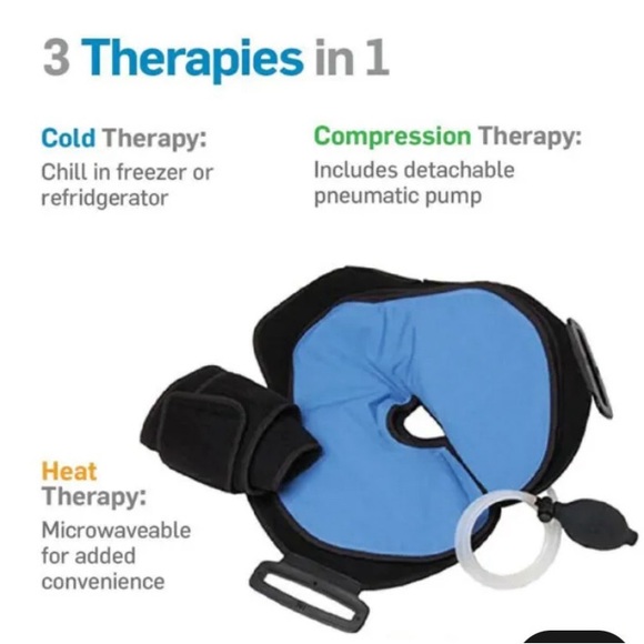 ThermoActive Hot or Cold Therapy Shoulder Ice Pack Wrap Brace Right Side - Picture 4 of 5